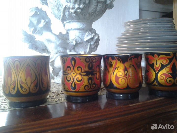 Наборы посуды из кедра, сосны