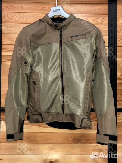 Текстильная мотокуртка revit Eclipse Green (M)