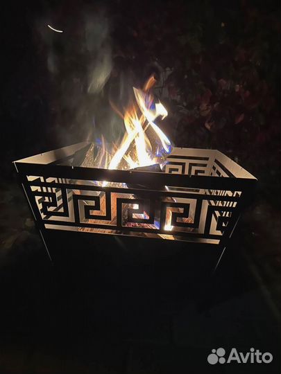 Кастровая чаша с решёткой гриль