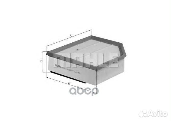 Фильтр воздушный lx1289/1 Mahle/Knecht