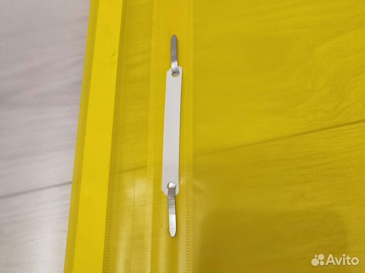 Папка жёлтая А4 со скоросшивателем