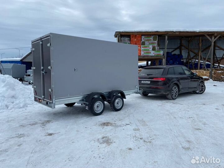 Прицеп для снегохода. Установим фаркоп. Доставка