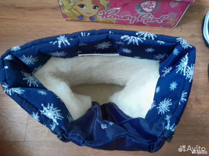 Зимние сапоги для девочки 28 новые