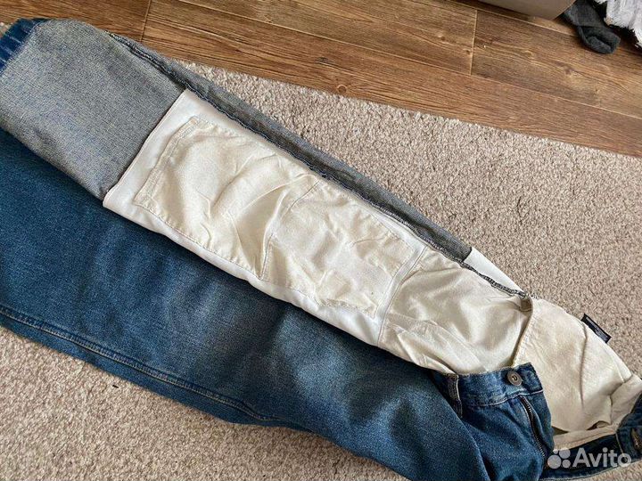 Мото джинсы мужские