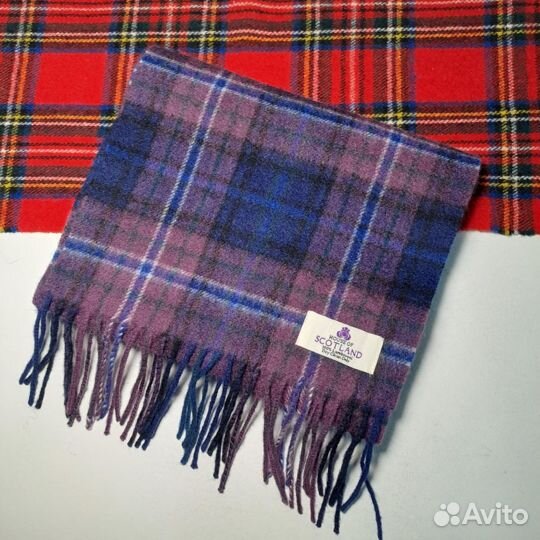 Винтажный шерстяной шарф House of Scotland