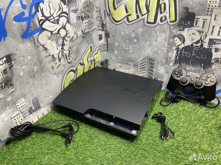 PlayStation 3 Slim 120GB Прошитая