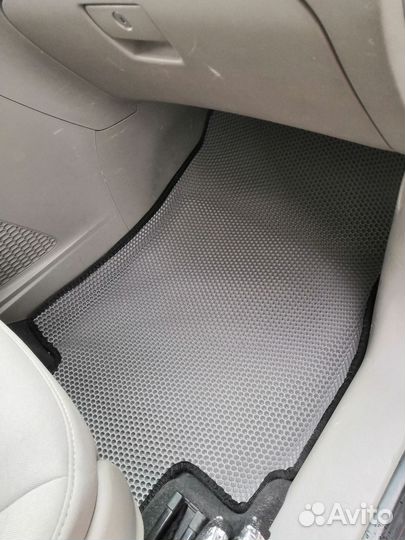 Коврики EVA 3Д на Орландо серый+черный