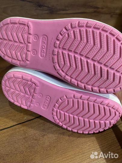 Детские резиновые сапоги crocs на девочку с10