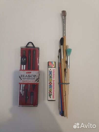 Художественные кисти, Мелки СССР, Набор чертежный