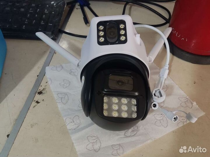 Поворотная камера двойная уличная,Ip,Wi-fi Q5