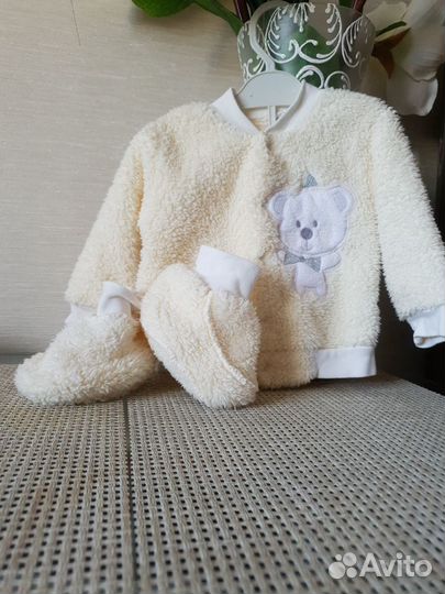 Костюм теплый для девочки р. 68