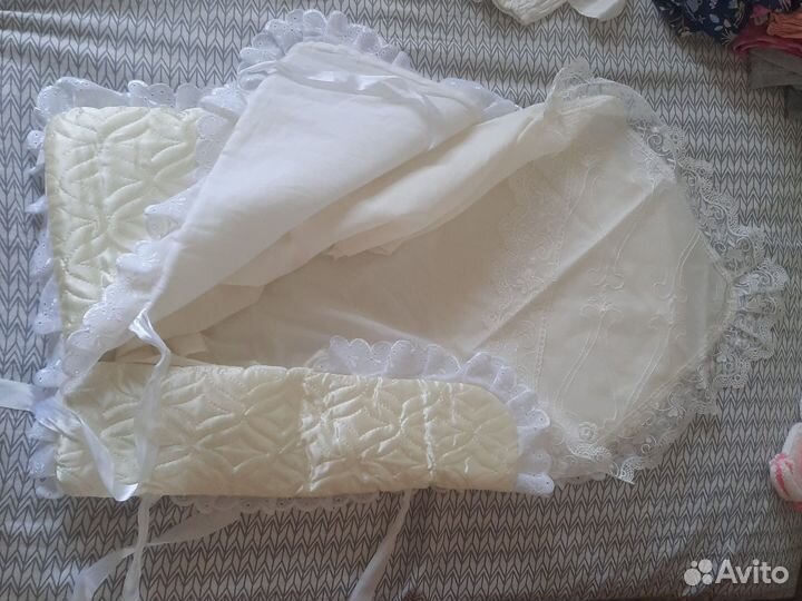 Конверт на выписку для девочки весна осень