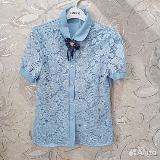 Блузка для девочки школьная