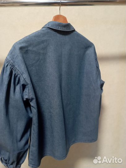 Рубашка джинсовая, Bershka denim
