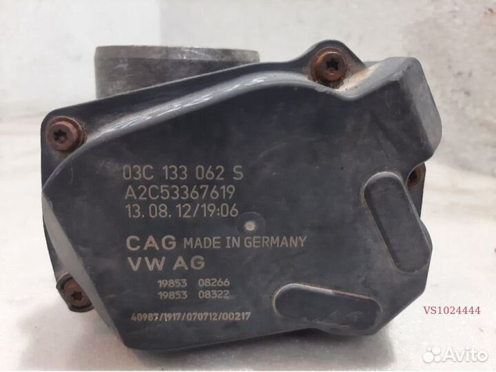 S1024444 Заслонка дроссельная skoda roomster