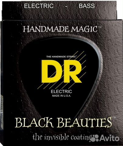 Струны для Бас гитары DR Extra Life BKB5-45 Black