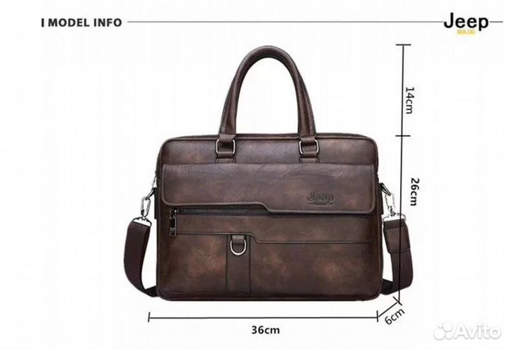 Мужской портфель Jeep Buluo Men Briefcase