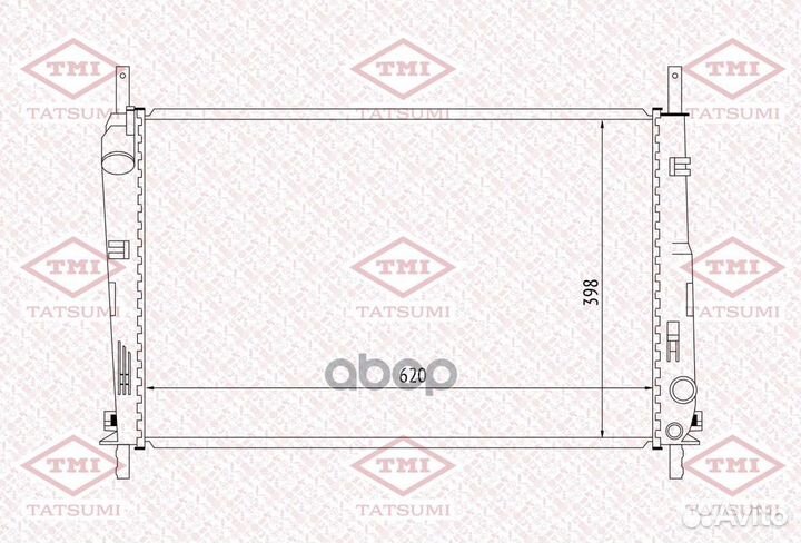 Радиатор охлаждения TGA1175 tatsumi