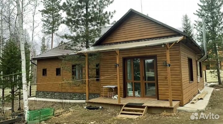 Сайдинг металлический под брус