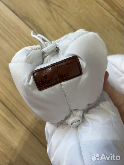 Пинетки зимние для малышей белые