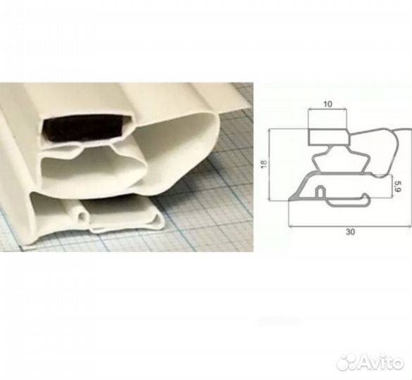 Уплотнитель двери холодильника