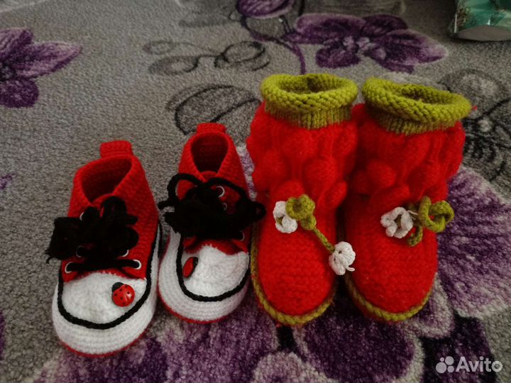 Пинетки для девочки