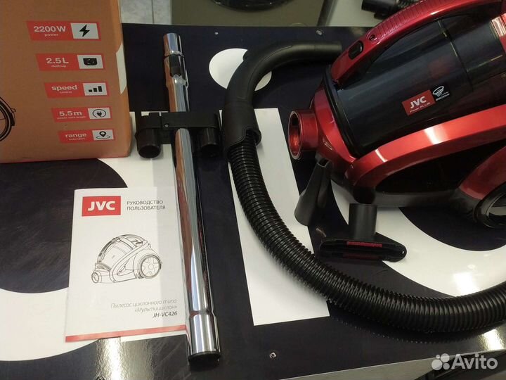 Новый пылесос 2200вт. JVC JH-VC426