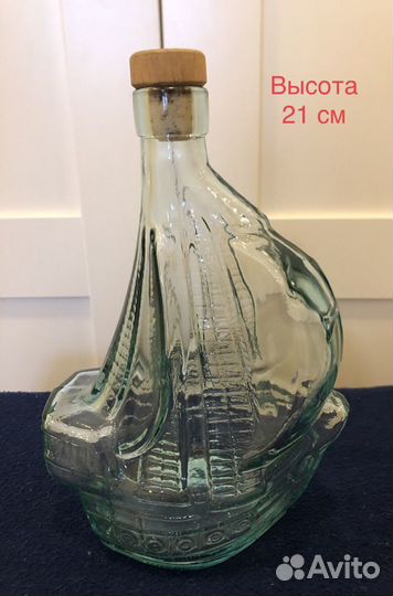 Стекло СССР графины и декор