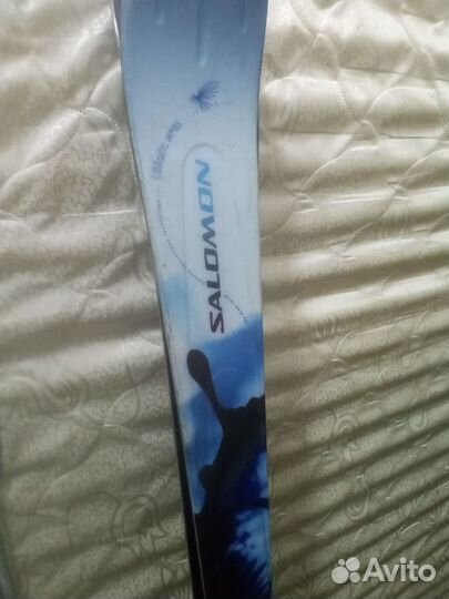 Горные лыжи salomon бу 154 12т. и ботинки 38р 4тыс