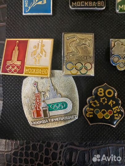 Значки олимпиада 80 СССР