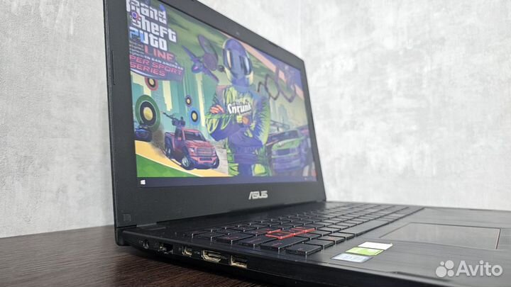 Быстрый игровой ноутбук asus core i5/FullHD/SSD