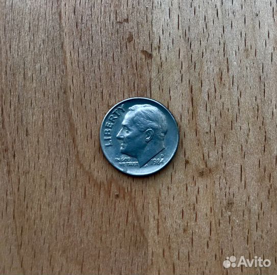 One Dime 1984 D
