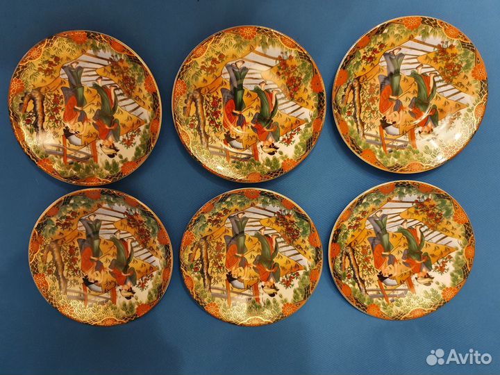 Чайный сервиз тонкий костяной фарфор Япония