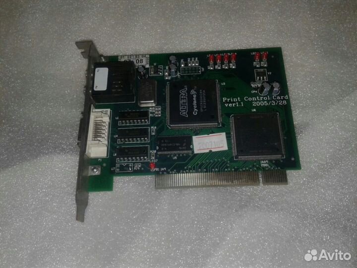 Карта(print control) для широкоформатного оптическ