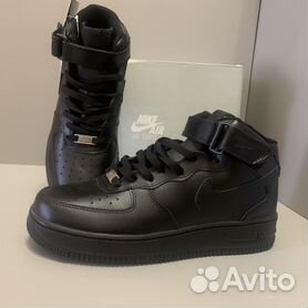 Nike air force 1 mid outlet preto