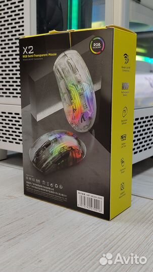 Беспроводная мышь Attack Shark X2 RGB