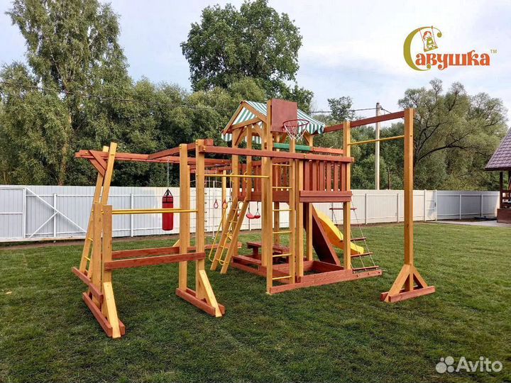 Спортивно игровая площадка Савушка 19 Семейная