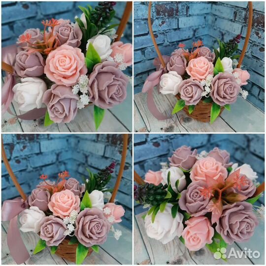 Букеты из мыльных цветов