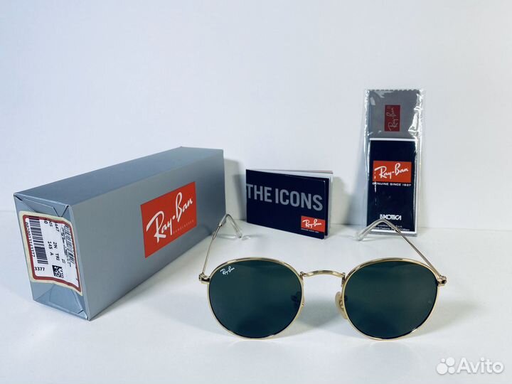 Очки Ray Ban Round Metal RB 3447N 001 золото