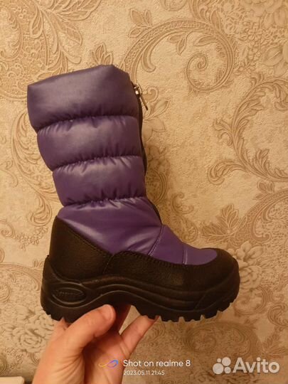 Сапоги утепленные