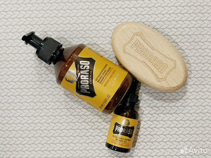 Масло и шампунь для бороды Proraso