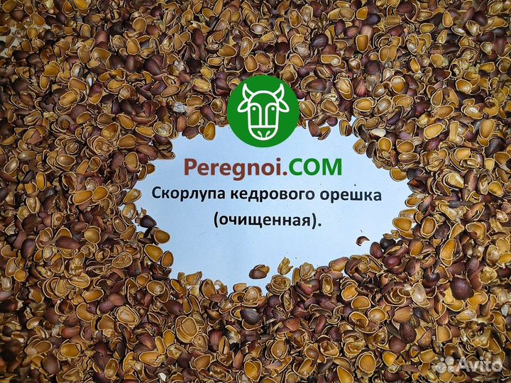 Скорлупа кедрового ореха в мешках (60 литров)