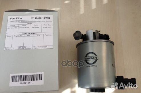 Фильтр топливный nissan 16400-1BY1D 16400-1BY1D