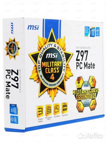 Материнская плата msi z97 pc mate