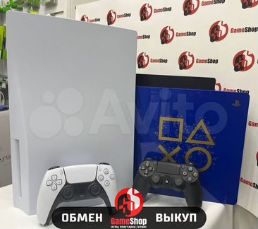 Игровые приставки PS3 Slim, PS4 Slim, PS4 Pro, PS5