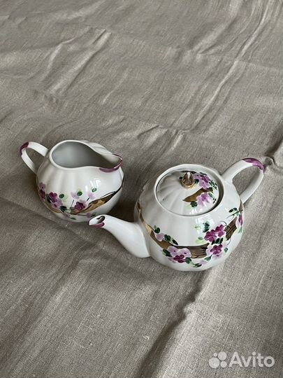 Посуда чайник молочник Дулево СССР