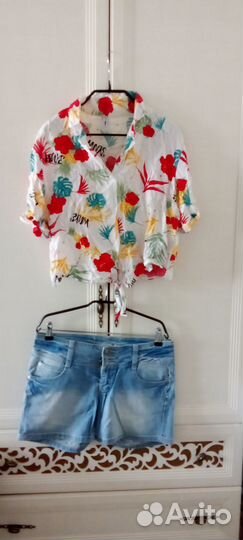 Джинсы buffalo-шорты