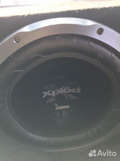 Сабвуфер sony xplod 1300w