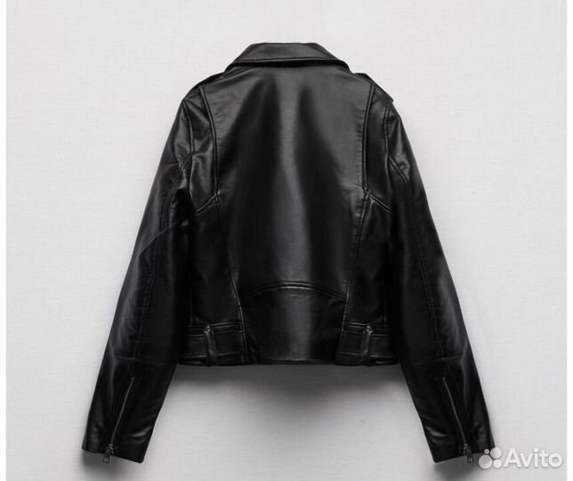 Кожаная куртка Zara