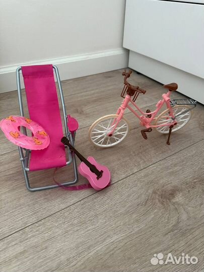 Мебель и авто для кукол Барби